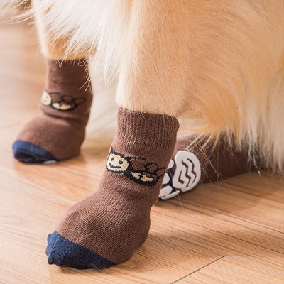 中大型犬襪子寵物襪套狗狗防滑腳套金毛哈士奇拉布拉多保護地板