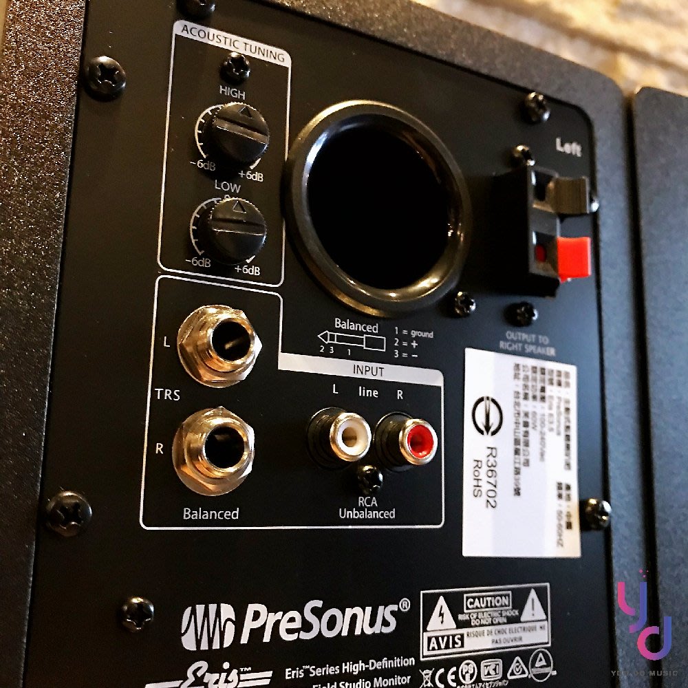 現貨免運 送專用線材 PRESONUS ERIS E3.5 3.5吋 (一對) 監聽喇叭 家用 編曲 錄音 電競 音響