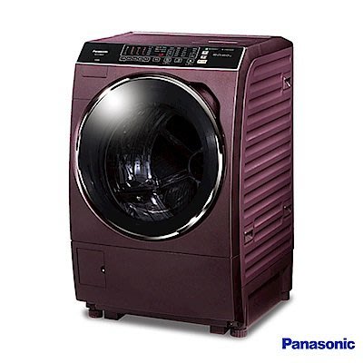 【免卡分期】Panasonic國際牌 15公斤 洗脫烘 變頻 滾筒洗衣機 NA-V168DDH 晶燦紫
