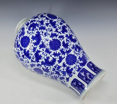 INPHIC-景德鎮陶瓷復古青花瓷器工藝品 古典家居裝飾花瓶落地擺飾