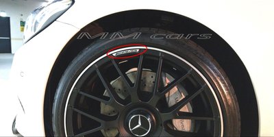 輪圈 輪胎 鋁圈標 電鍍 金屬 鋁製 賓士 Benz AMG W204 W205 W176 CLA GLC 45 63