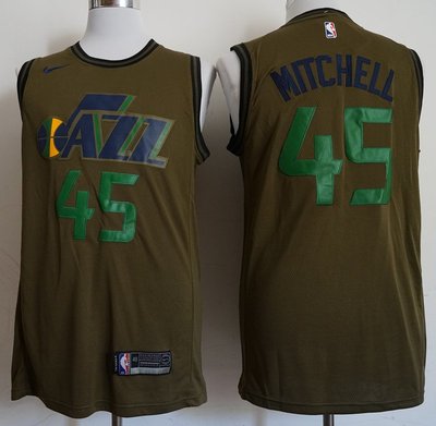 NBA2018全明星賽球衣 猶他爵士隊#45號 mitchell米契爾   黑色