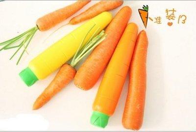 【蘿蔔傘】 蔬菜水果 紅蘿蔔造型晴雨傘 三折手動開 香蕉傘 辣椒 NFO