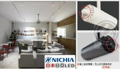 可調光 日本10W軌道燈內建旋鈕 新邱比防眩光可加蜂巢網☀MoMi高亮度LED台灣製☀黑/白殼可改吸頂燈可調光變壓器另購