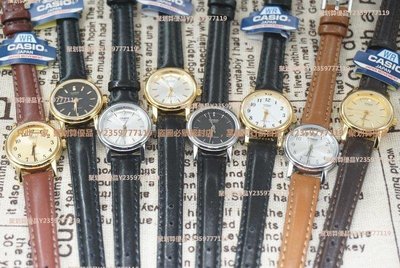卡西歐CASIO手錶時尚簡約復古石英皮帶防水女錶LTP-1095E/1095Q-1