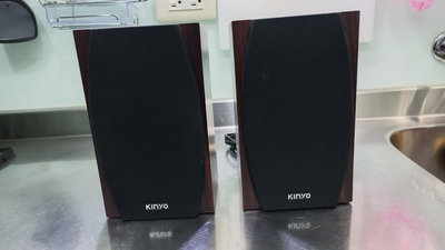 【KINYO】金葉 AC供電二件式 2.0 木質藍牙多媒體音箱 (KY-1077) 二件式藍芽喇叭主機 功能正常的喔 !