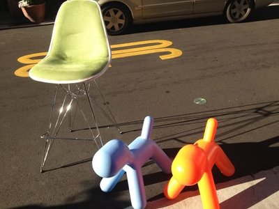 【 一張椅子 】 復刻版 dsw 軟墊造型吧椅 餐椅