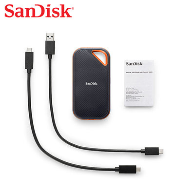 SanDisk【4TB】Extreme Pro 行動固態硬碟 高速 可攜式 V2 SSD (SD-SSDE81-4TB)