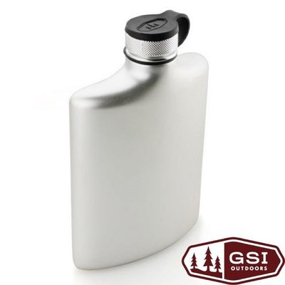 【GSI】美國 66108 Glacier Stainless 8oz Hip Flask 不鏽鋼酒壺