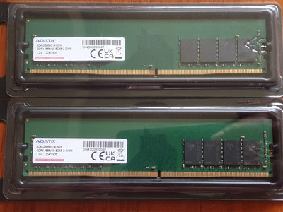桌上型記憶體 威剛 8G DDR4 2666 有兩隻