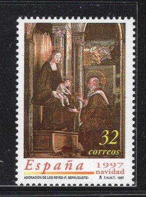 (C1507)西班牙1997年耶誕節郵票1全