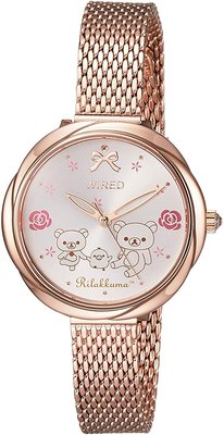 日本正版 SEIKO 精工 WIRED f AGEK745 懶懶熊 拉拉熊 懶妹 牛奶熊 小雞 女錶 手錶 日本代購