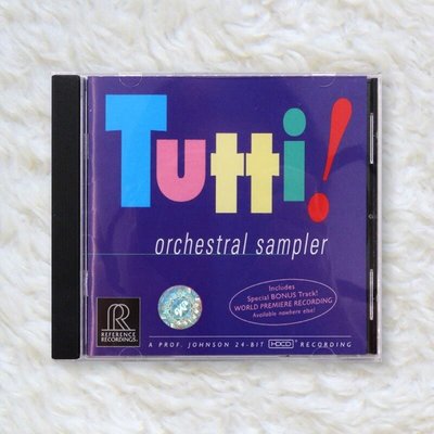 原裝進口 無敵天碟Tutti Orchestral Sampler 爆棚古典樂 RR906CD