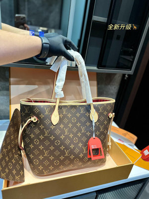 【二手包包】lv neverfull購物袋 N41605LV 家的經典王牌，超大容量的設計作為媽咪包和OL通 NO163797
