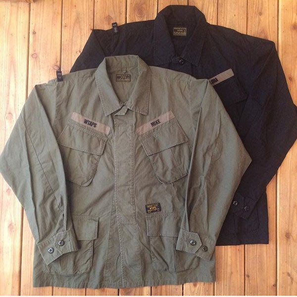 【希望商店】 WTAPS JUNGLE LS SHIRT 16AW 經典斜四袋軍衫