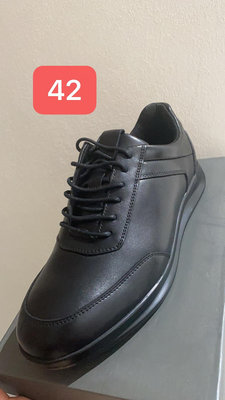 980特價出清特賣ECCO休閒運動鞋男鞋黑色42（僅一雙出清，不退不換）