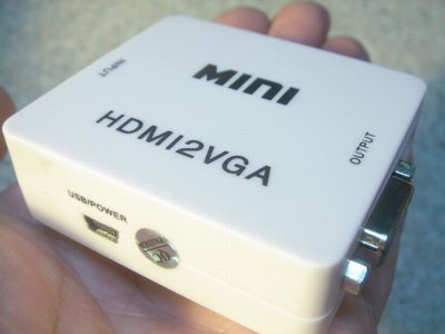 HDMI轉VGA轉換器/HDMI TO VGA 附3.5mm音頻 PS3/PS4 XBOX360 桃園《蝦米小鋪》