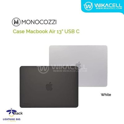 現貨熱銷-Monocozzi  Macbook Air 2019 / 2020 Retina 透明黑色 防摔 全包