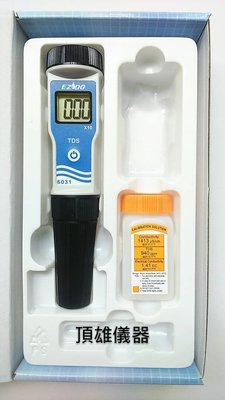 總固體溶量 溶解性固體總量 TDS水質測試筆 EZDO 防水筆型 TDS6031 TDS水質檢測筆 頂雄儀器(台製)現貨