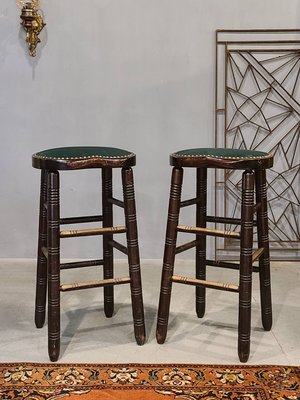 【卡卡頌  歐洲古董】西班牙 厚板 實木 高腳椅 吧台椅 ch0512 ✬