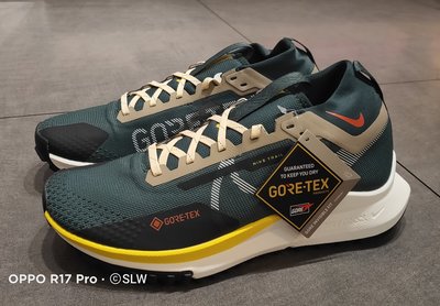 『 SLW 』FD0317-333男NIKE REACT PEGASUS TRAIL 4 GTX 防水 慢跑鞋 39