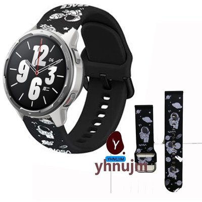 XIAOMI 小米手錶 S1  active智能手錶帶手鍊錶帶的柔軟矽膠錶帶