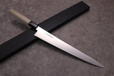 堺孝行 🔪一枚鋼 瑞典鋼 和式筋引刀 24cm 六角形朴木柄🔪