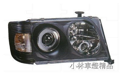 ※小林車燈※全新外銷件BENZ W124 一體式 黑框/晶鑽 魚眼大燈 特價中