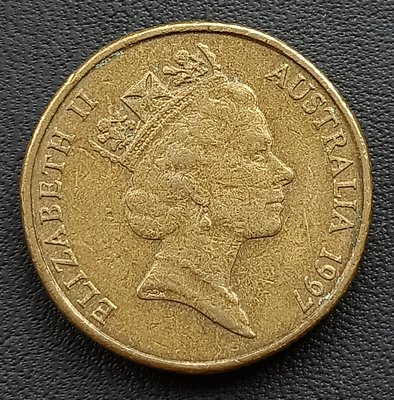 澳大利亞  1997年  伊莉沙白ニ世   1元    銅幣  紀念幣    2238