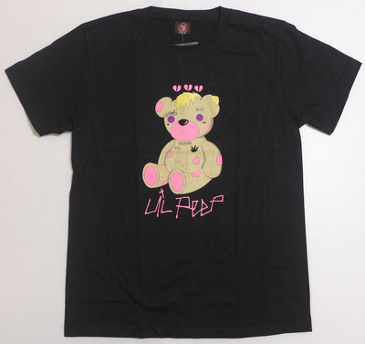 【Mr.17】Lil Peep 利爾皮普 小熊布偶娃娃 嘻哈饒舌 進口短袖T恤 t-shirt(H910)