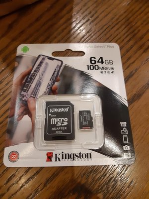 金士頓 公司貨 記憶卡 SDXC 64GB micro SD 有貼紙保固 小卡 TF卡 板橋區自取$160