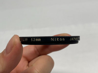 尼康/Nikon L39 52mm 濾鏡 原廠濾鏡 天光鏡