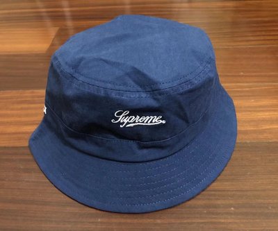 美國supreme潮牌gore-tex新款深藍色防水防晒男女漁夫帽子