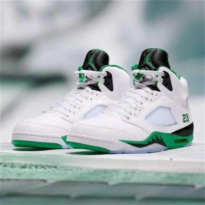 Air Jordan 5 WMNS “Lucky Green” 白綠 幸運色 男鞋 籃球