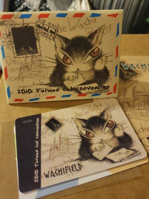 2010台灣貓大會 絕版收藏悠遊卡 wachifield dayan 瓦奇菲爾德 達洋貓