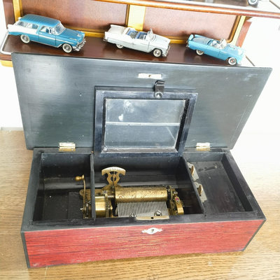 德國百年古董音樂盒6首曲古董八音盒 純機械