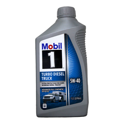 【易油網】Mobil 1 Turbo Diesel Truck 5W40 柴油車 大小貨車大客車遊覽車
