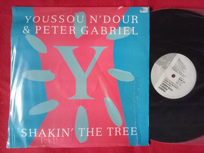Peter Gabriel/Youssou N'Dour/45轉12吋單曲Shakin' the Tree/英國版NM-
