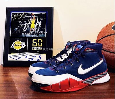 Nike Kobe 1  Protro 美國隊 藍紅白 實戰 籃球鞋 AQ2728-400