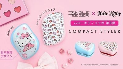 【傳說企業社】日本進口 英國製Tangle Teezer日本限定卡通聯名護髮梳子 迪士尼&Kitty皇家護髮梳 輕巧好收