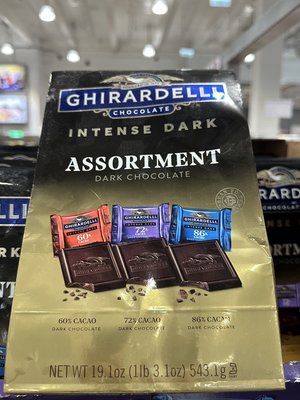 COSTCO好市多代購Ghirardelli 黑巧克力綜合包 543.1公克