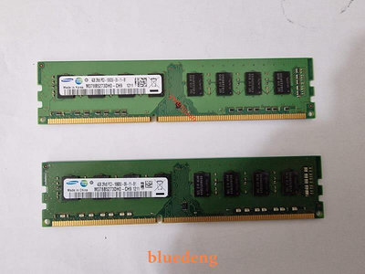 三星4G 2RX8 PC3-10600U DDR3 1333 M378B5273DH0-CH9桌機記憶體