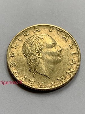[老排的收藏]~~歐洲錢幣~義大利1991年200 LIRE硬幣.(6)