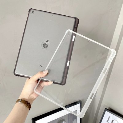 森尼3C-帶筆槽防摔保護殼 透明亞克力背板 於 iPad 10 Air4 Air5 9 8 7 pro mini6 10.2-品質保證