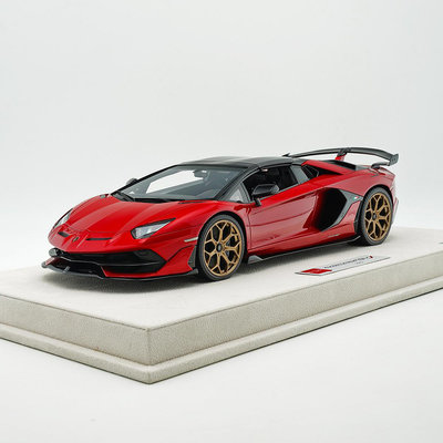 MAKE UP 1:18 蘭博基尼SVJ敞篷 aventador樹脂車模 限量 收藏擺件