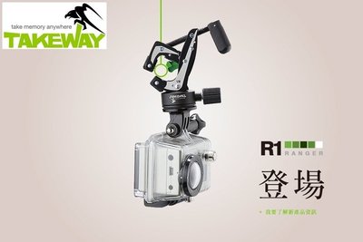 又敗家台灣製造TAKEWAY鉗式腳架R1卡鉗腳架迷你腳架小腳架低角度桌上型腳架極限運動夾座滑板萬用夾重機車重型機車萬能夾摩托車夾架自行車單車腳踏車手機座夾安全帽