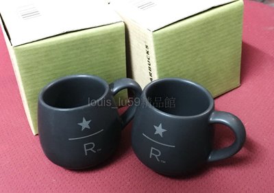 星巴克 STARBUCKS【Reserve R 新款 典藏馬克杯 (3 oz:二入合售)】CUP 新骨瓷 典藏門市