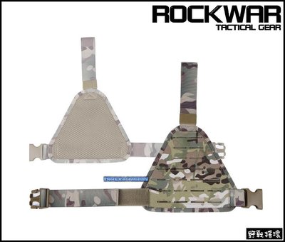 【野戰搖滾-生存遊戲】ROCKWAR Molle 戰術三角腿掛板【MultiCam】多地形迷彩腿掛槍套彈匣袋水壺CP迷彩