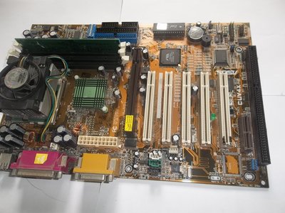 華碩,CUV4X優質主機板,P3-800,加256M記憶體,1組ISA