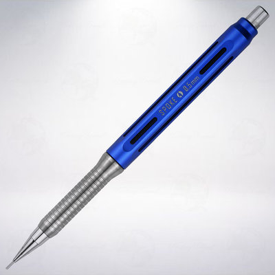 美國 Spoke 4 全金屬鈦握位製圖自動鉛筆: 0.5mm/鈷藍色
